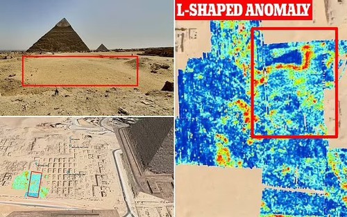 'Lối vào' bí ẩn dưới lòng đất gần Đại kim tự tháp Giza khiến các nhà khảo cổ bối rối