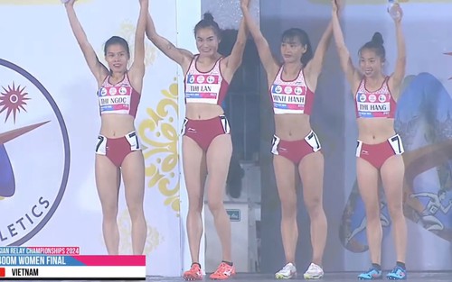 ‘Nữ hoàng tốc độ’ tái xuất, giúp điền kinh Việt Nam vượt Nhật Bản để giành HCV châu Á, phá kỷ lục quốc gia