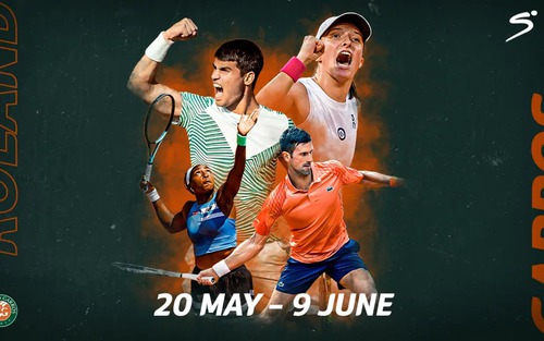 Xem trực tiếp Roland Garros 2024 ở đâu? Kênh nào trực tiếp ở Việt Nam?