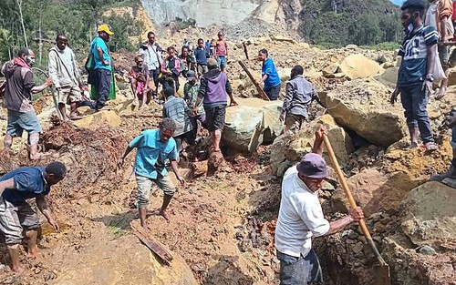 Papua New Guinea ước tính hơn 2000 người bị vùi lấp trong thảm họa sạt lở đất