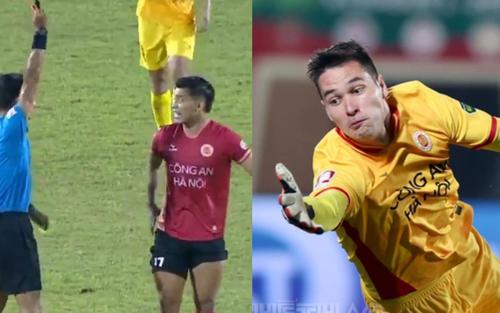 Cựu sao HAGL dính thẻ đỏ, Filip Nguyễn bị ngoại binh xé lưới, CAHN xa dần mục tiêu bảo vệ ngôi vương khi thua liên tiếp