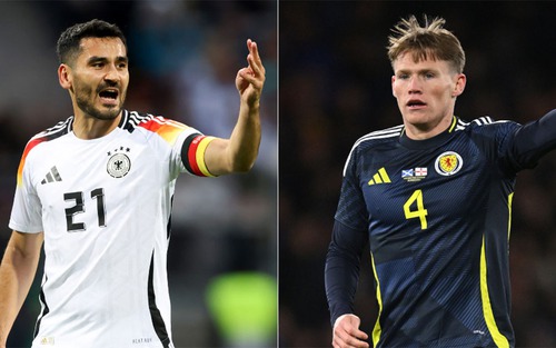 TV360 trực tiếp bóng đá EURO hôm nay: Đức vs Scotland