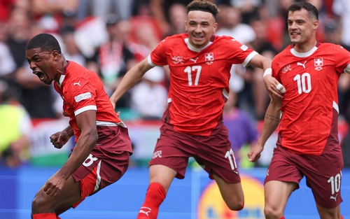 Thắng cách biệt Hungary, Thụy Sĩ vươn lên dẫn nhì bảng A EURO 2024