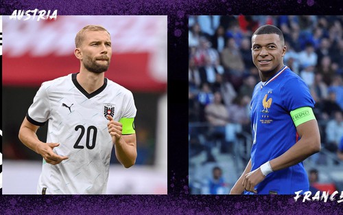TRỰC TIẾP bóng đá VTV5 VTV6: Áo vs Pháp (02h00 hôm nay), vòng bảng EURO 2024