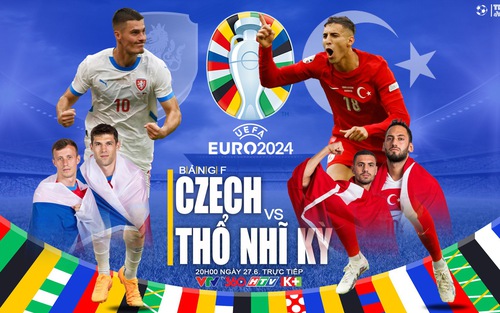 Nhận định Séc vs Thổ Nhĩ Kỳ, vòng bảng EURO 2024 (2h00, 27/6)