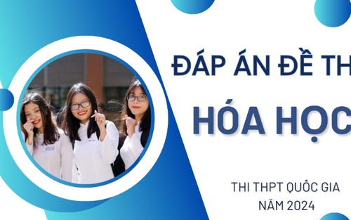 Đề thi, đáp án môn Hóa học tốt nghiệp THPT 2024