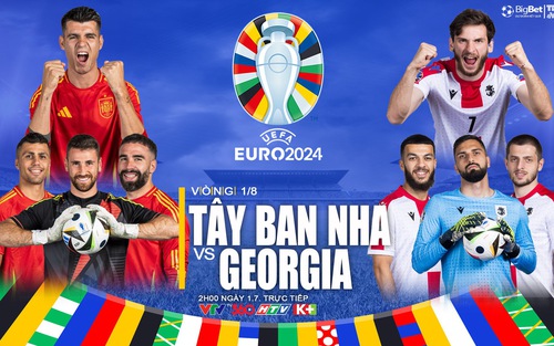 Nhận định Tây Ban Nha vs Georgia, vòng 1/8 EURO 2024 (2h hôm nay, 1/7)