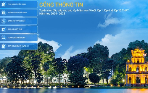 Tra cứu điểm thi vào lớp 10 Hà Nội