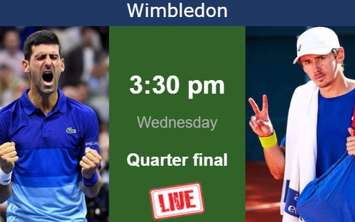 Link xem trực tiếp Djokovic vs Alex de Minaur, vòng tứ kết Wimbledon 2024 (19h30 hôm nay)