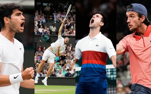 Lịch thi đấu Wimbledon hôm nay 12/7: Trực tiếp Medvedev vs Alcaraz, Musetti vs Djokovic