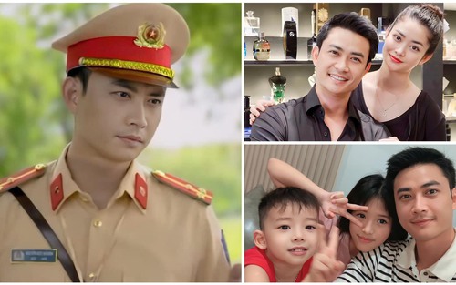 Thượng úy Nghiêm 'vô tâm' trong 'Sao Kim bắn tim sao Hỏa', ngoài đời lại hết mực yêu vợ thương con