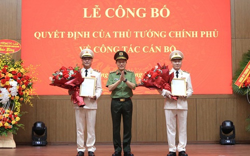 Công bố quyết định bổ nhiệm hai Thứ trưởng Bộ Công an
