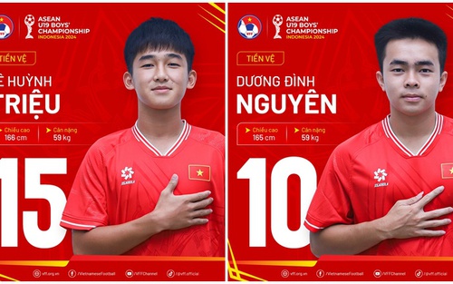 U19 Việt Nam công bố số áo tại giải Đông Nam Á, thần đồng top 60 thế giới chọn áo giống Ronaldo