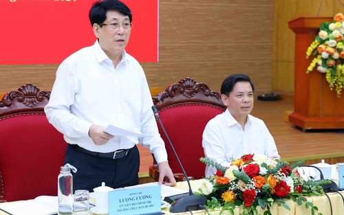 Thường trực Ban Bí thư Lương Cường làm việc với Đảng ủy Khối các cơ quan Trung ương
