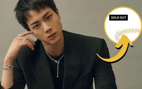 Trang sức xa xỉ của Fred bán hết chỉ vài giờ sau khi Jin BTS trở thành đại sứ