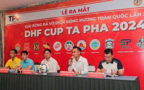 Hơn 100 triệu tiền thưởng cho giải bóng đá vô địch đồng hương toàn quốc 