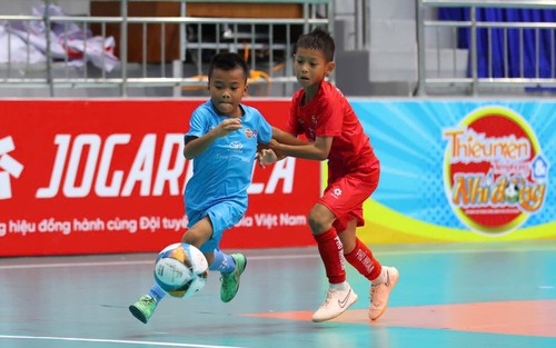 Xác định 4 đội vào vòng bán kết giải U9 toàn quốc Toyota Cup 2024
