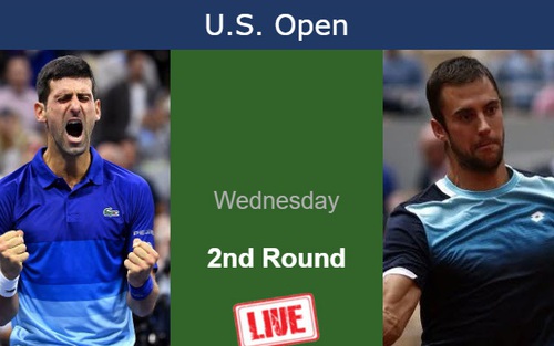 Link xem trực tiếp Djokovic vs Djere, vòng 2 US Open 2024 (08h00 hôm nay)