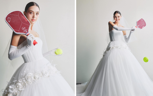 Hội WAGs Việt đua nhau chơi môn thể thao đang hot rần rần, có người mặc cả ảnh cưới cầm vợt