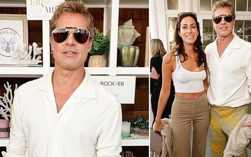 Brad Pitt và bạn gái ngọt ngào tại sự kiện từ thiện