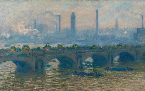 Sương mù London trong danh hoạ Monet