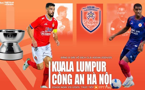 Nhận định, soi tỷ lệ Kuala Lumpur vs CAHN 20h00 ngày 23/1, vòng bảng giải các CLB ASEAN