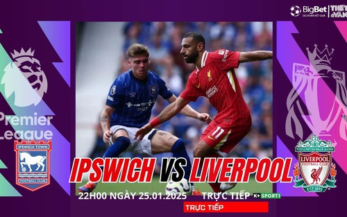 Nhận định, soi tỷ lệ Liverpool vs Ipswich 22h00 ngày 25/1, Giải Ngoại hạng Anh