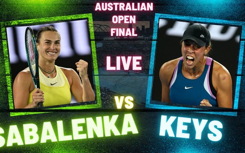 Link xem trực tiếp Sabalenka vs Madison Keys (15h30 hôm nay), chung kết đơn nữ Australian Open 2025
