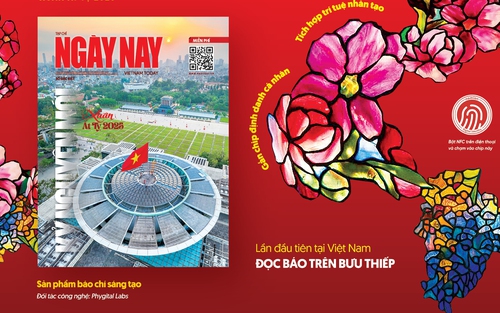 Lần đầu tiên tại Việt Nam: Đọc báo Tết trên bưu thiếp