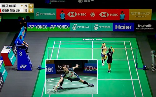 Hot girl cầu lông Thùy Linh dừng bước ở giải Malaysia Open vì gặp đối thủ cực mạnh