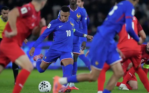 Vòng loại World Cup 2026: Mbappe ghi bàn trận thứ 10 liên tiếp, ĐT Đức đại thắng