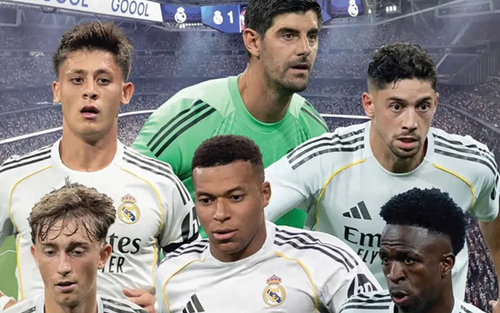 'Tiểu Zidane' bị Real Madrid loại khỏi lịch năm 2026, hậu vệ phải hay nhất nước Anh cũng 'mất tích'