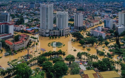 Bắc Bộ có mưa lớn, ngập lụt ở Thái Nguyên, Bắc Ninh và Hà Nội có thể kéo dài 1-2 ngày tới