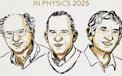 Giải Nobel Vật lý 2025 vinh danh 3 nhà khoa học người Mỹ