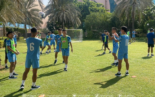 U23 Việt Nam hưng phấn chờ chạm trán U23 Qatar