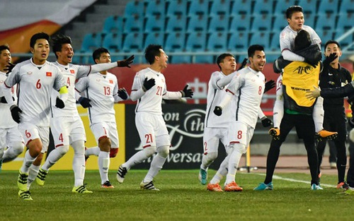 Thắng U23 Qatar sau loạt luân lưu kịch tính, tuyển trẻ Việt Nam làm nên lịch sử khi vào chung kết giải châu Á