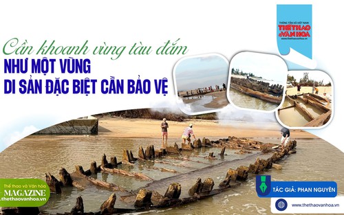 Cần khoanh vùng tàu đắm như một vùng di sản đặc biệt cần bảo vệ