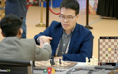 Lê Quang Liêm làm nên lịch sử ở World Cup, được trang cờ vua quốc tế khen ngợi