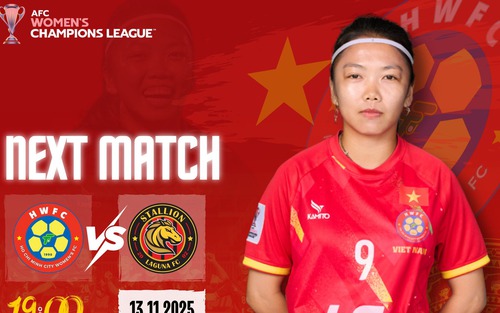 Lịch thi đấu bóng đá hôm nay 13/11: Trực tiếp nữ TPHCM thi đấu Cúp C1 châu Á