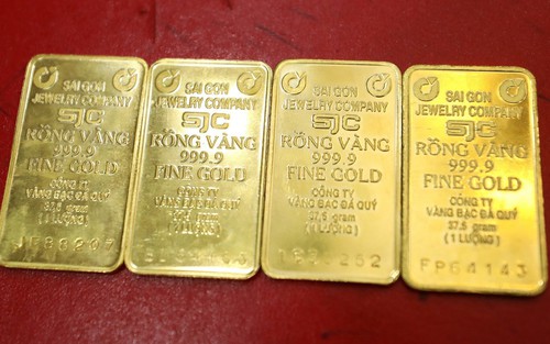 Giá vàng miếng sáng 15/11 giảm 2,2 triệu đồng/lượng