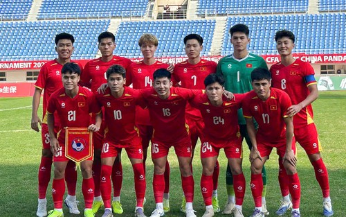 Văn Trường chấn thương, U22 Việt Nam thua U22 Hàn Quốc ở Panda Cup 2025