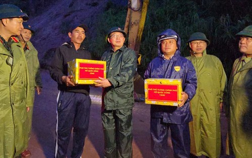 Phó Thủ tướng Hồ Quốc Dũng chỉ đạo khắc phục sạt lở tại đèo Khánh Lê (tỉnh Khánh Hòa)