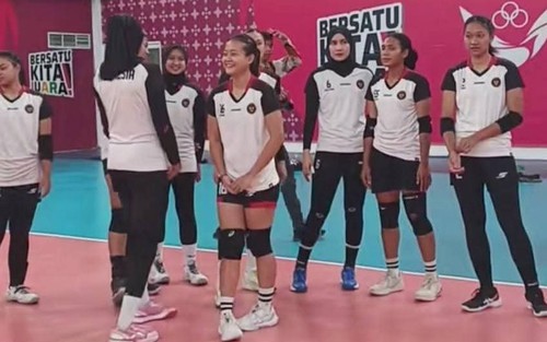 Bóng chuyền nữ Indonesia mơ đổi màu huy chương ở SEA Games 2025