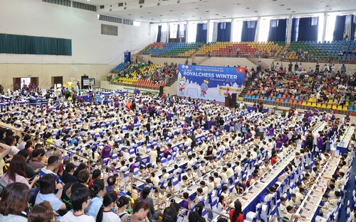 Hàng nghìn kỳ thủ tranh tài ở giải cờ vua hàng đầu TP.HCM