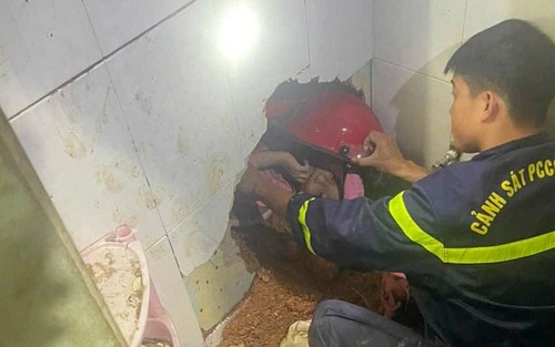 Bé gái bị đất đá sạt lở vùi lấp ở Xuân Trường - Đà Lạt qua cơn nguy kịch