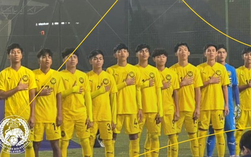 Thắng 13-0, U17 Malaysia xếp trên tuyển trẻ Việt Nam ở giải châu Á
