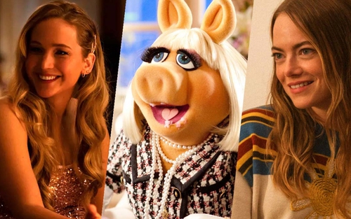 Jennifer Lawrence, Emma Stone đang phát triển bộ phim "Miss Piggy"