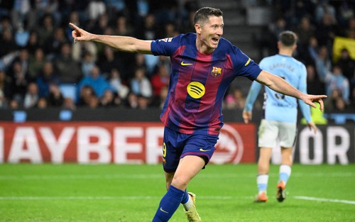 Lewandowski lập hat-trick, Rashford lọt Top kiến tạo ở La Liga