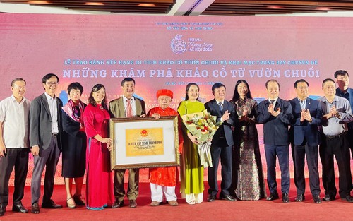 Ra mắt trưng bày "Những khám phá khảo cổ từ Vườn Chuối”