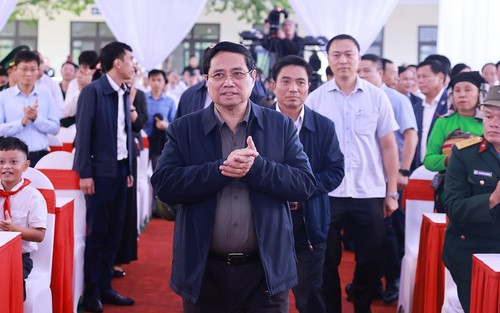 Thủ tướng dự khởi công xây dựng Trường nội trú liên cấp Tiểu học và THCS xã Yên Khương, Thanh Hóa